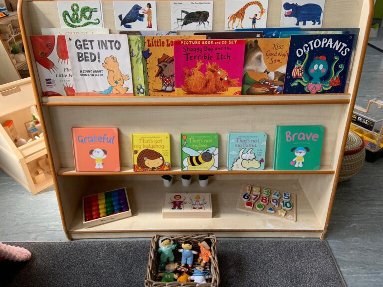 frankley beeches nursery book shelf